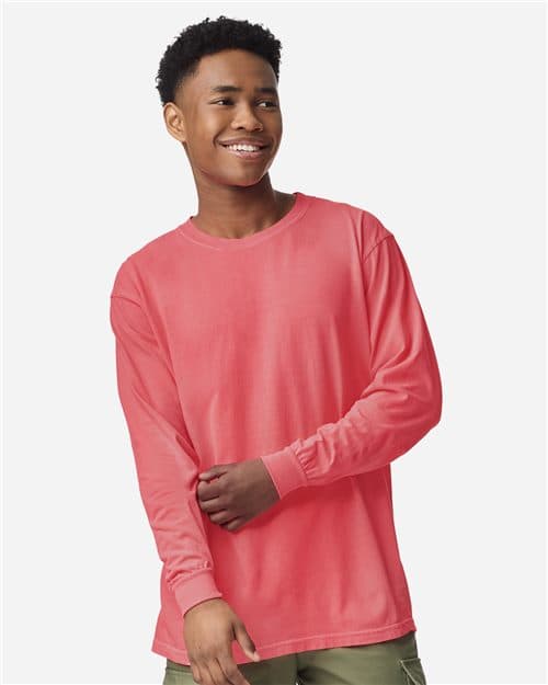 Unisex Garment-Dyed Heavyweight Long Sleeve T-Shirt