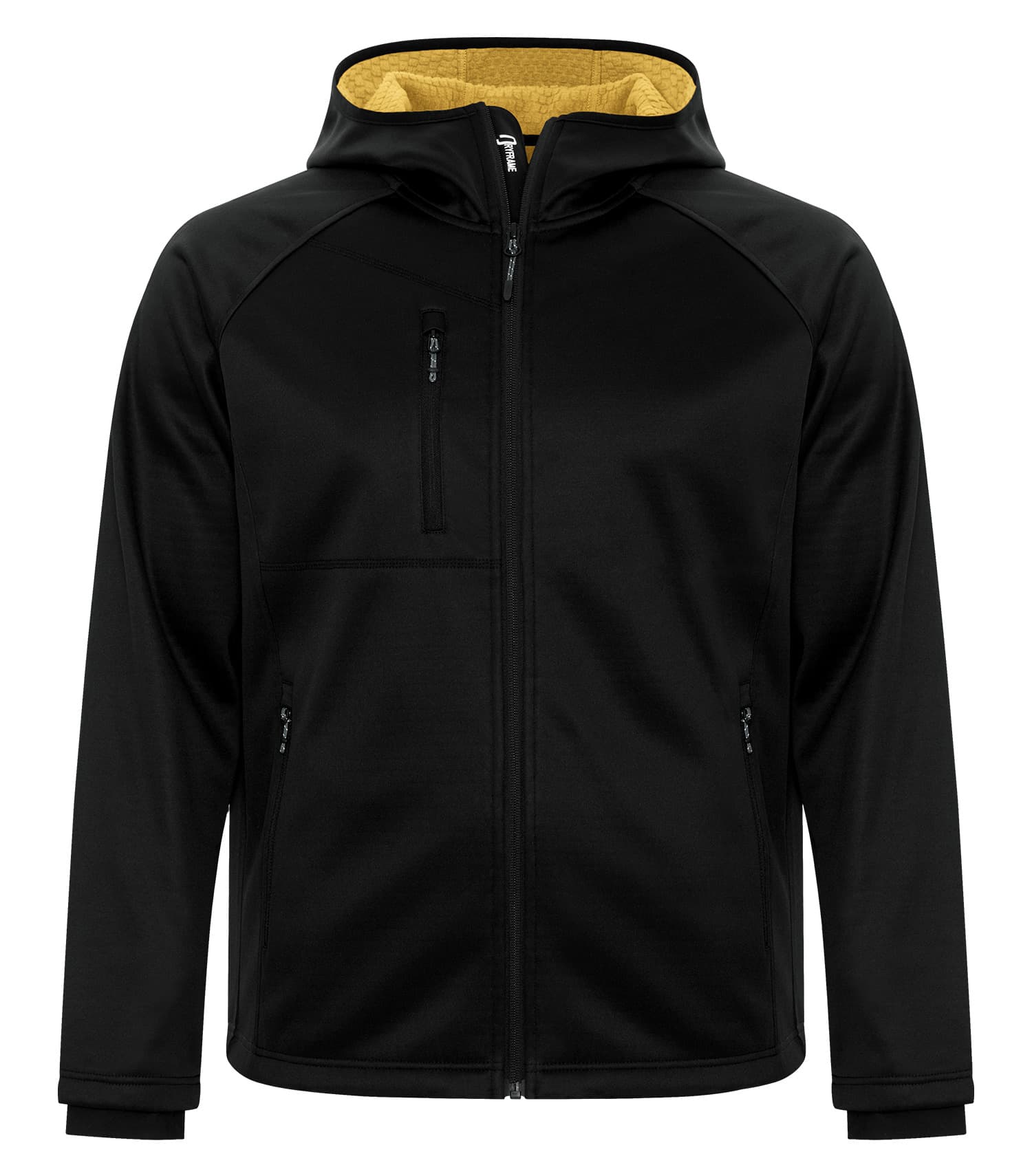 DISCONTINUED DRYFRAME® BONDED TECH FLEECE WATER RESISTANT FULL ZIP HOODED JACKET