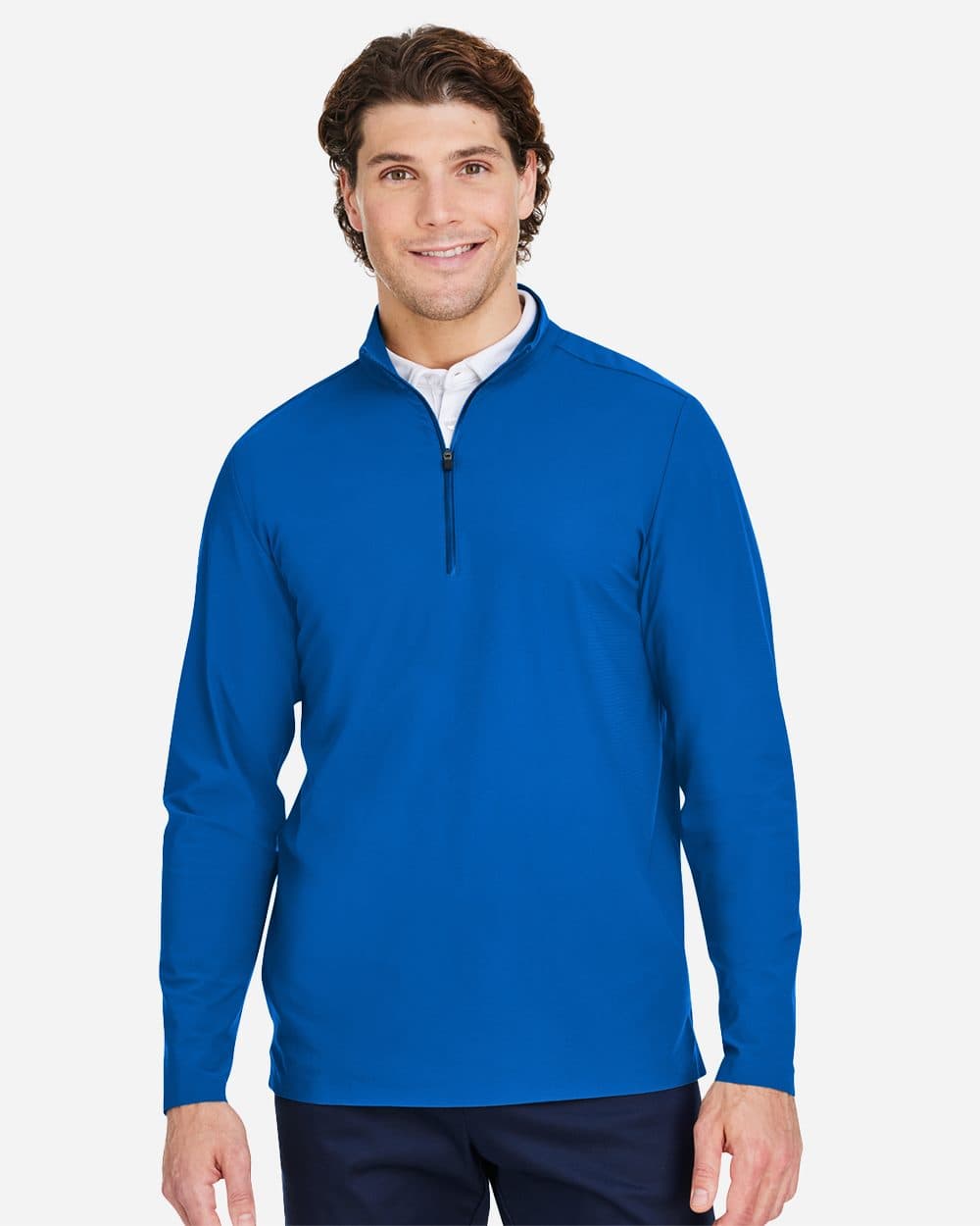 Men's CrownLux Performance® Windsor Welded Quarter-Zip Pullover