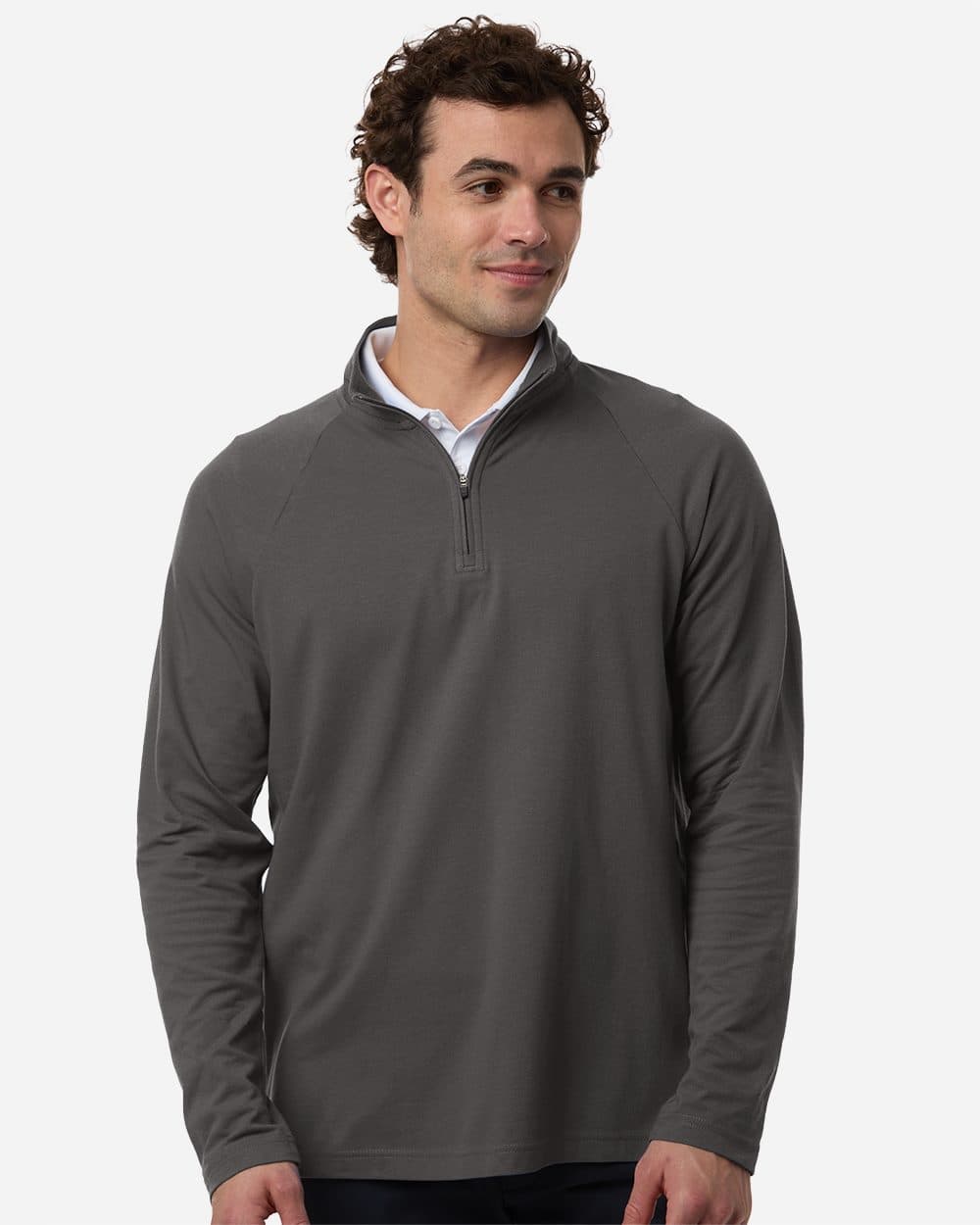 Men's Seaton Pebble Textured Quarter-Zip Pullover