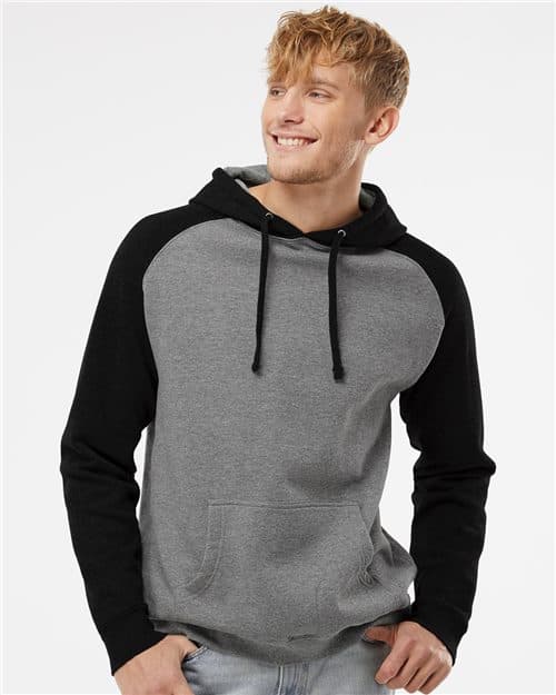 Unisex Raglan Hooded Sweatshirt